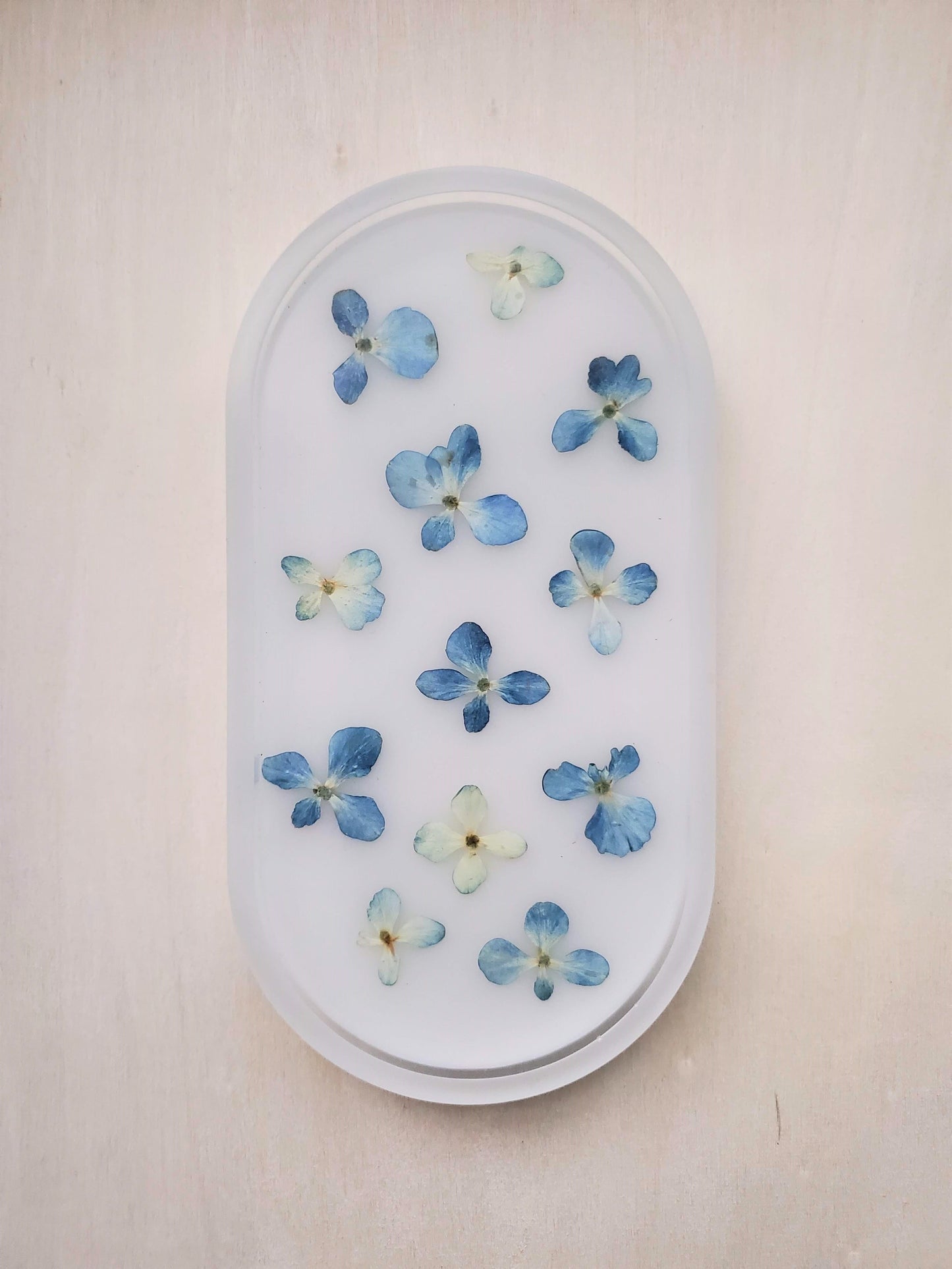 Blue Hydrangea Trinket Tray