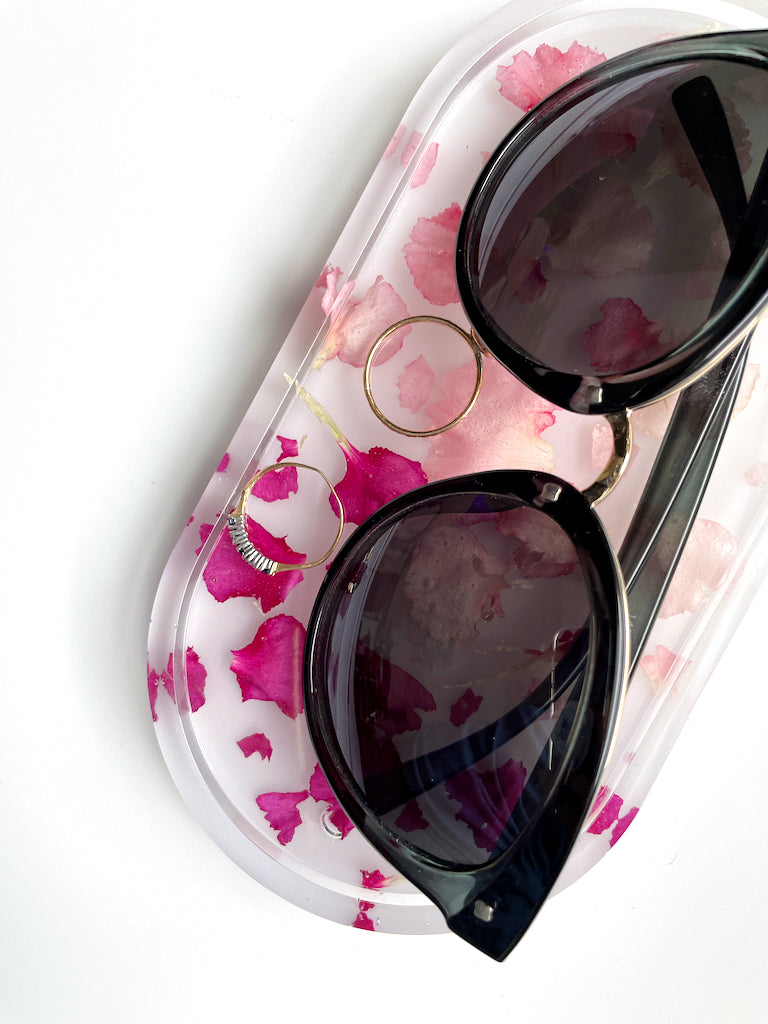 Pink Carnation Trinket Tray