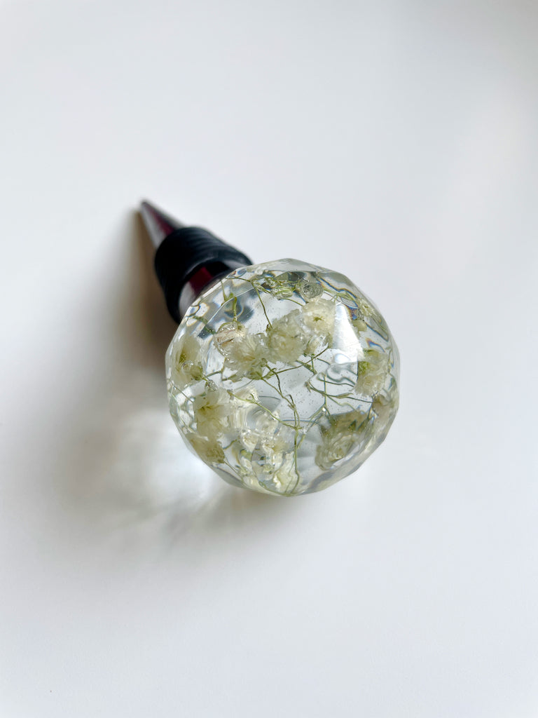 Baby's Breath Wine Stopper