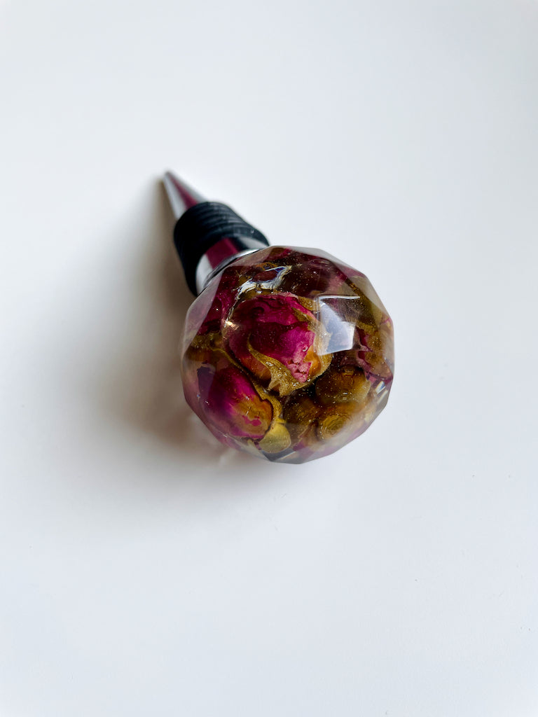 Rosebuds Wine Stopper