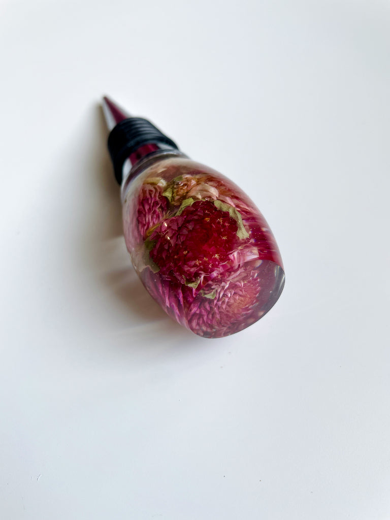 Gomphrena Wine Stopper