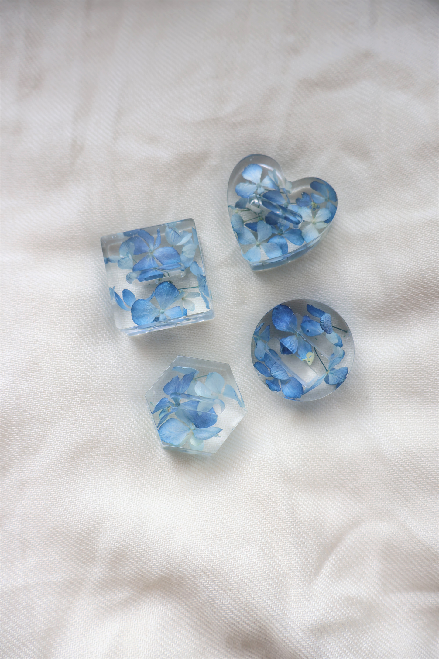 Blue Hydrangea Ring Box