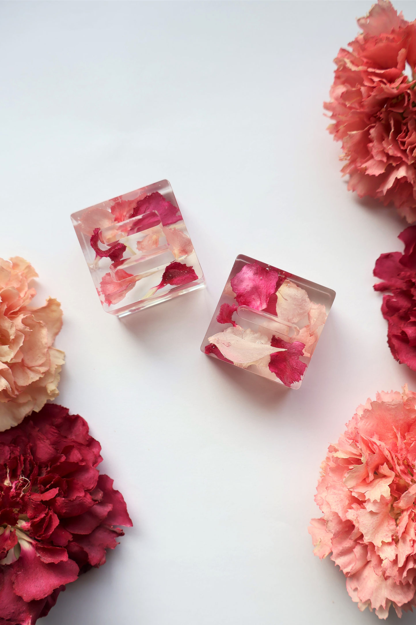 Pink Carnation Ring Box