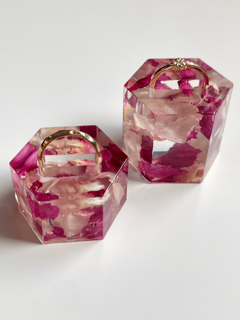 Pink Carnation Ring Box