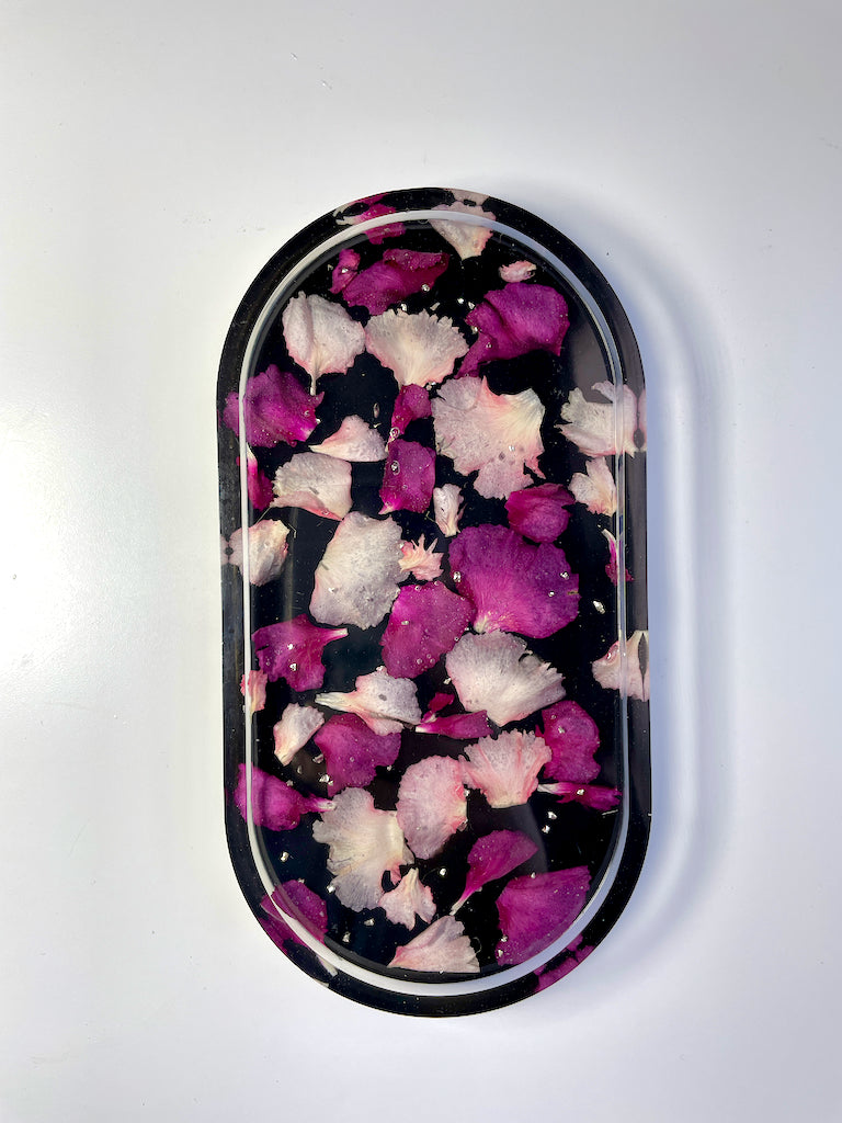 Pink Carnation Trinket Tray